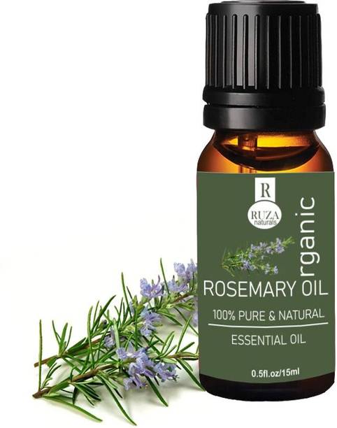 RUZA Rosemary Essential Oil ,100% Premium & Pure,For Skin and Hair, Hair Growth, Acne