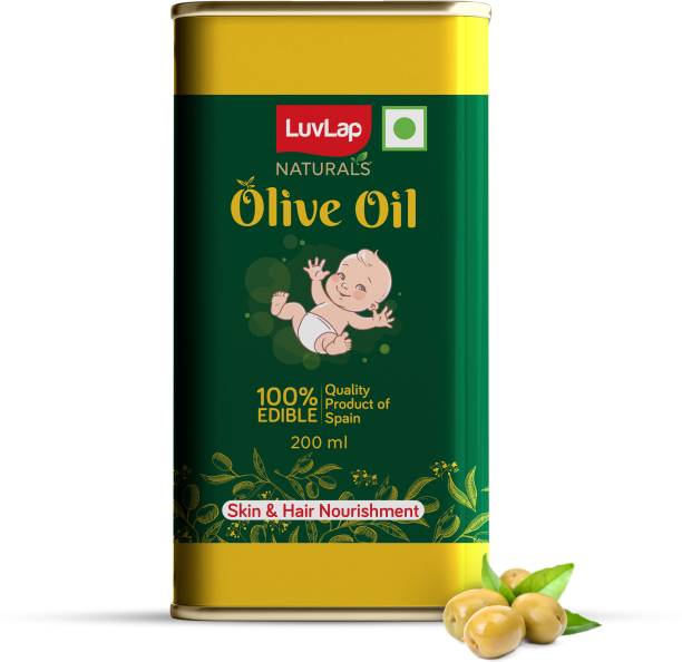 LuvLap Naturals Baby Body Massage Olive Oil, Spainsh Premium Olive Oil