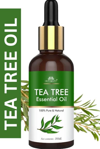 INTIMIFY Tea Tree Essential Oil For Face, Skin, Hair, 100% Pure and Natural