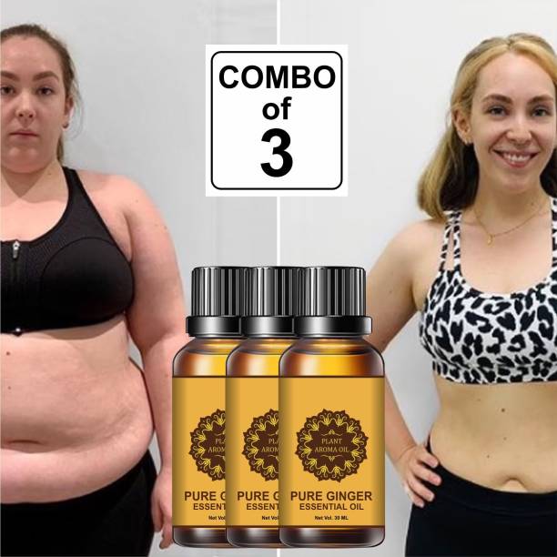 EXOMOON Tummy Fat Burner Oil Weight Loss Ginger Oil Belly Drainage Ginger Oil