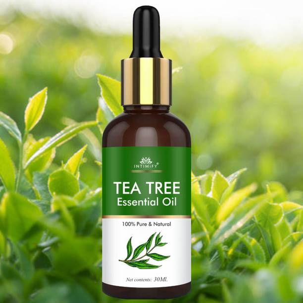 INTIMIFY Tea Tree Essential Oil, Hair & Scalp Care, Anti-Dandruff, Aromatherapy, Diffuser