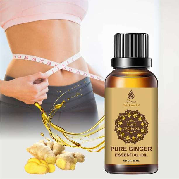 6Drops Weight Loss Slimming Belly Drainage Ginger Oil, Lymphatic Drainage Ginger Oil