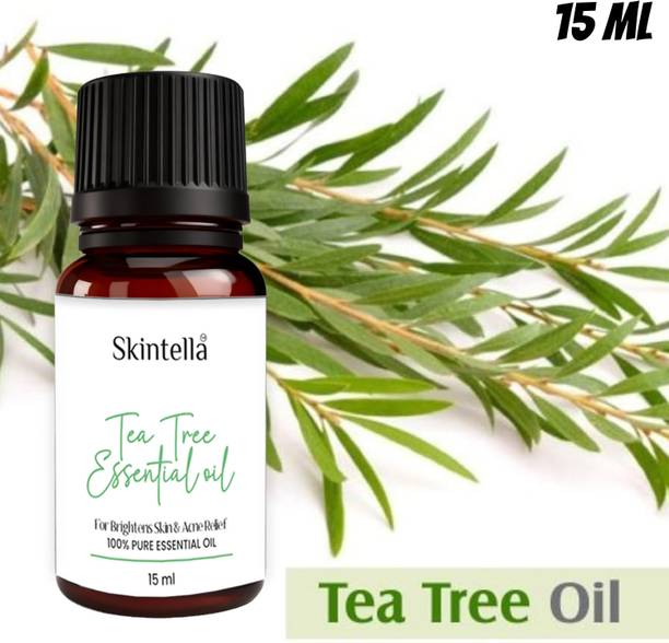 Skintella Tea Tree Oil for Face, Hair , Skin , Acne, Scalp, Dandruff, and Aromatherapy.