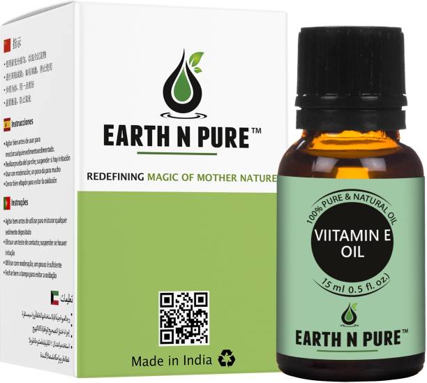 Earth N Pure Vitamin E Oil 100% Pure & Natural