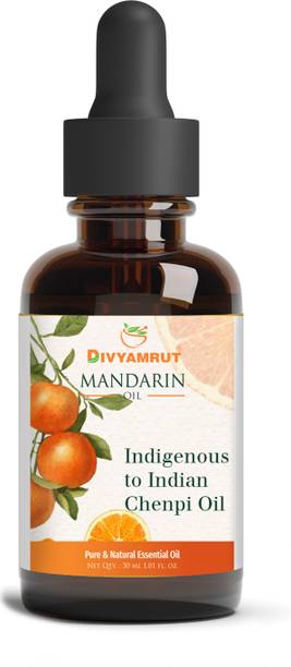 DIVYAMRUT Mandarin Essential Oil for Skin Care and Hair