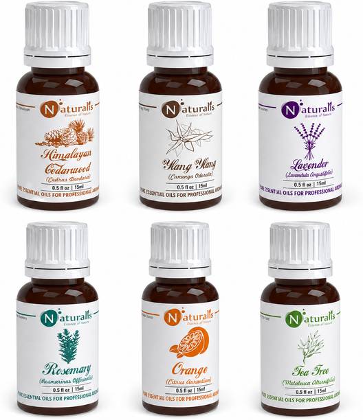 Naturalis Essential Oils Diwali & Wedding Gift Set – Cedarwood, Ylang Ylang & More
