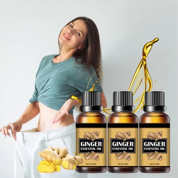 Dazorr Fat Burning Belly Drainage Pure Ginger Essential Lymphatic Drainage Ginger Oil