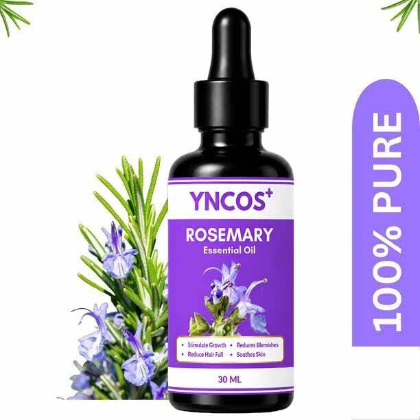 YNCOS Rosemary Essential Oil 100% Pure & Natural for Hair Growth, Skin, Anti Dandruff