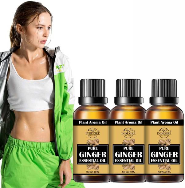 INDEZIRE Fat Burning Lymphatic Drainage Ginger Belly Drainage Ginger Massage Slim Oil