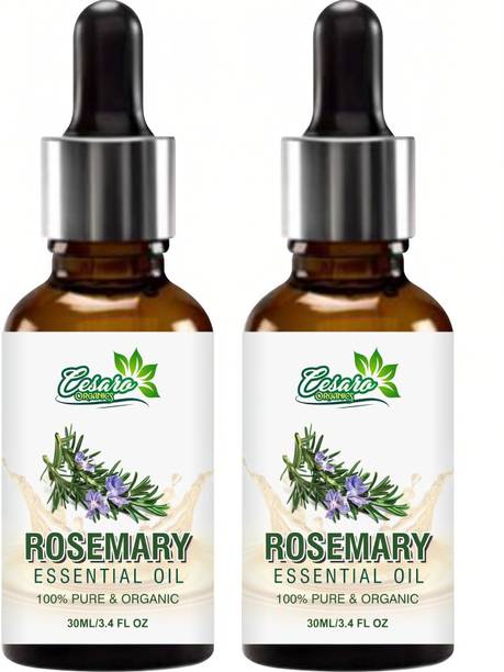 Cesaro Organics Rosemary Oil For Skin, Muscle & Hair Conditioner - Rosemary Essential Oil