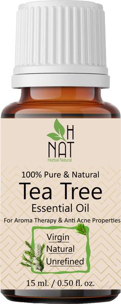 H NAT 100% Pure Natural & Organic, Tea Tree Essential Oil for Skin, Face and Hair Care