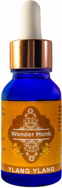 Wonder Monk Ylang Ylang Essential oil for Hair Strengthening, Acne Control & Aromatherapy
