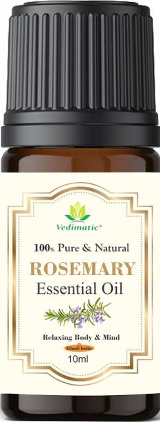 vedimatic Khadi Rosemary Essential Oil Hair Growth, Skin, Face Pure, Organic & Undiluted