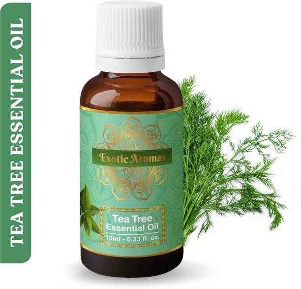 Exotic Aromas Tea Tree Essential Oil, 100% Pure and Natural, For Aromatherapy , Skin & Hair
