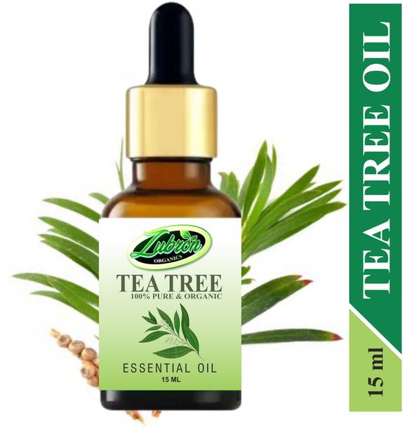 Zubron Organics Tea Tree Oil for Skin, Hair and Acne care