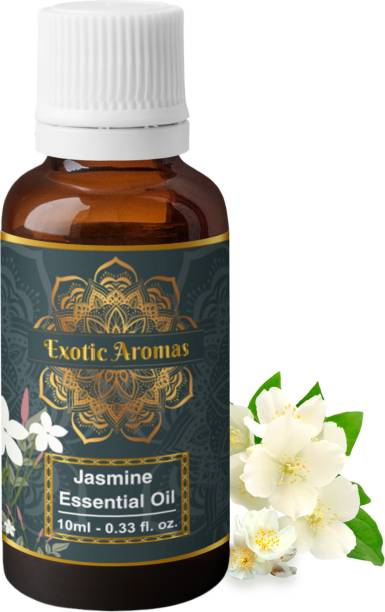 Exotic Aromas Jasmine Essential Oil, 100% Pure and Natural, For Aromatherapy , Skin & Hair