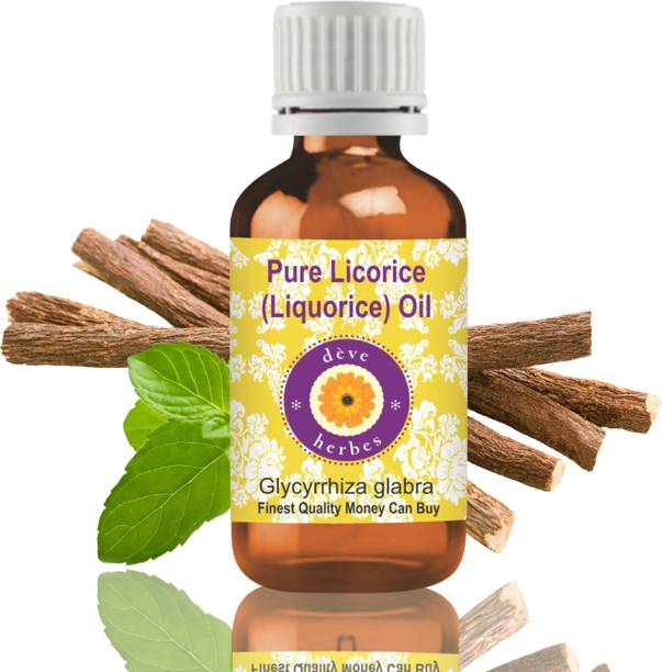 deve herbes Pure Licorice (Liquorice) Oil (Glycyrrhiza glabra) 100% Natural