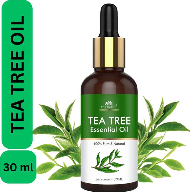 INTIMIFY Tea tree essential oil for skin, face, hair, Remove Acne and Dark Spots