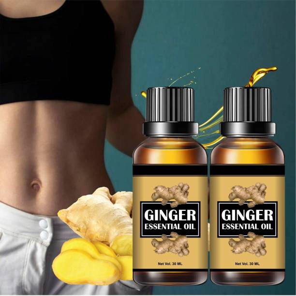 Mexmy Tummy Fat Burner Slimming Oil Weight Loss Ginger Oil Belly Drainage Ginger Oil
