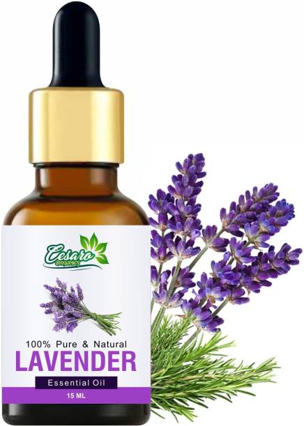 Cesaro Organics Best Lavender Essential Oil, 100% Pure & Natural for Hair, Skin, Face