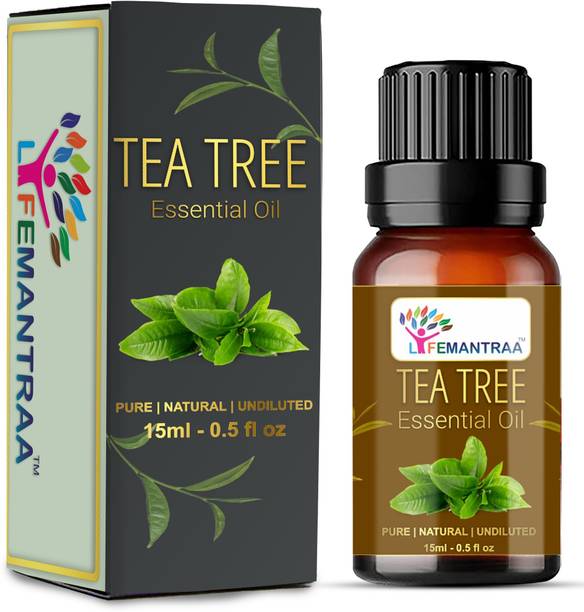 lifemantraa Pure and Natural Tea Tree Essential Oil for Healthy Skin, Hair, Face, Dark Spots - 15ML