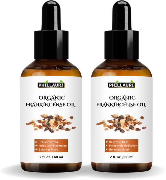 Phillauri Frankincense Essential Oil Pure & Natural For Skin & Health