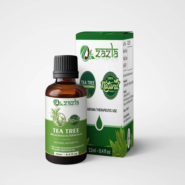 Zazla Tea Tree Essential Oil,100% Natural Undiluted, Pure , Aromatherapy & Diffuser