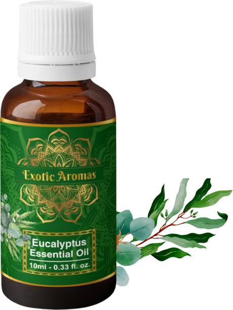 Exotic Aromas Eucalyptus Essential Oil, 100% Pure and Natural, For Aromatherapy , Skin & Hair