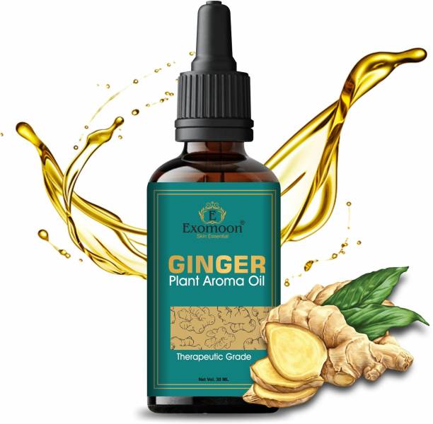 EXOMOON Ginger Essential Oil, Natural Belly Drainage Ginger Essential Relax Massager Oil