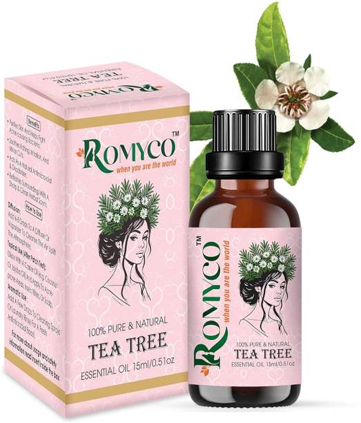 ROMYCO Tea Tree Essential Oil | Acne, Skin Care & Itchy Scalp Relief