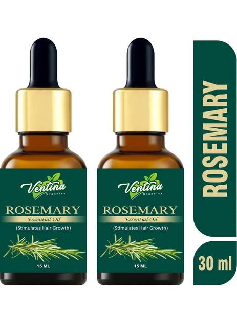Ventina Organics Rosemary Essential Oil 100% Pure & Natural for Hair Growth, Skin, Anti Dandruff,