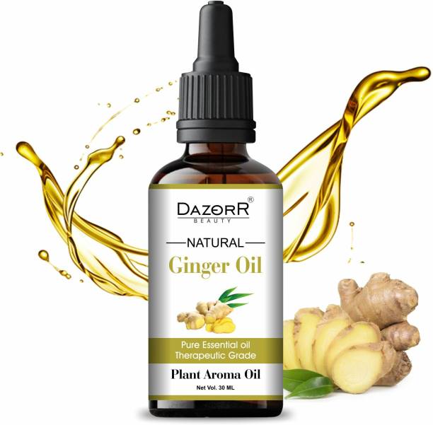 Dazorr Pure Ginger Oil Belly Drainage Ginger Oil For Hair Growth Skin &amp; Diffuser Oil