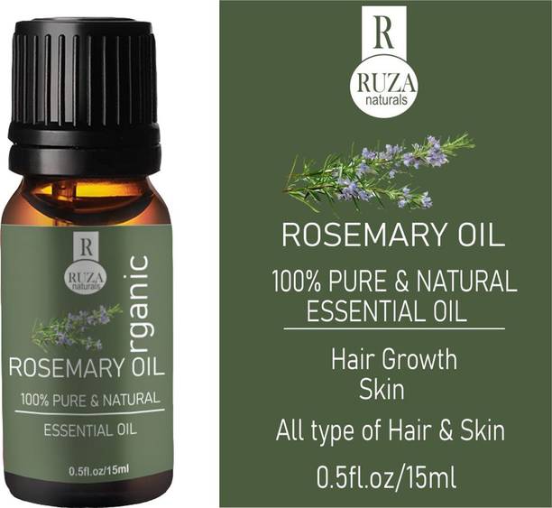 RUZA Rosemary Essential Oil-100% Pure For Hair Oil - 15 ML