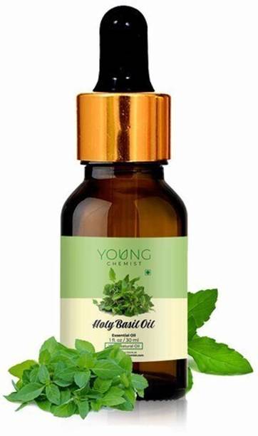Young Chemist 100% Pure, Natural and Steam Distilled Holy Basil Essential Oil | 30 ml