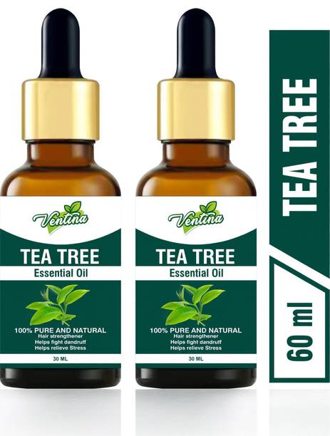 Ventina Organics Tea Tree Oil for Skin, Hair and Acne care - Tea-Tree Essential Oil