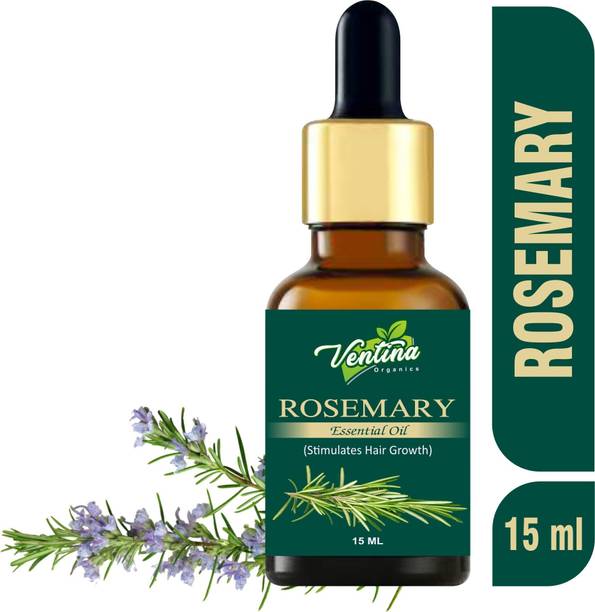 Ventina Organics Rosemary Essential Oil 100% Pure & Natural for Hair Growth, Skin, Anti Dandruff,