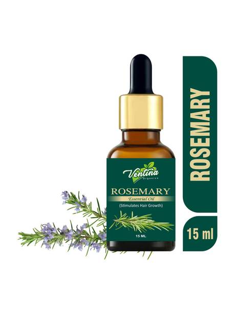 Ventina Organics Rosemary Essential Oil 100% Pure & Natural for Hair Growth, Skin, Anti Dandruff,