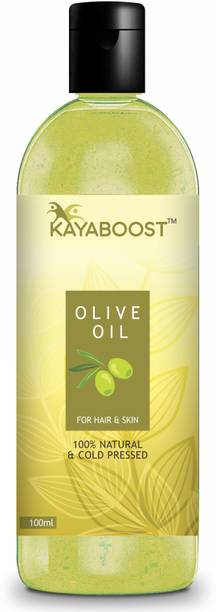 KAYABOOST Extra Virgin Olive Oil for Beautiful Skin, Hair, Face & Body Massage Oil