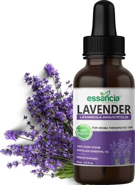 essancia Lavender Essential Oil for Good Sleep, Skin & Hair Care - 100% Pure & Natural