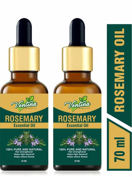 Ventina Organics Natural Rosemary Essential Oil | 100% Pure & Natural | Undiluted, Natural Aromatherapy, Therapeutic Grade