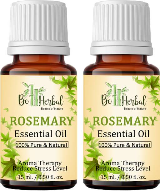 BE HERBAL 100% Pure Natural Rosemary Essential Oil For Skin , Muscle, Face & Hair Care