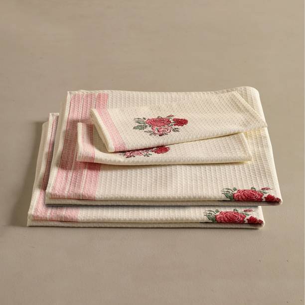 Peepul Tree 4 Piece Cotton Bath Linen Set M