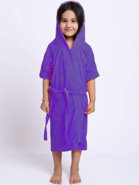 ELEVANTO Purple 3XL Bath Robe