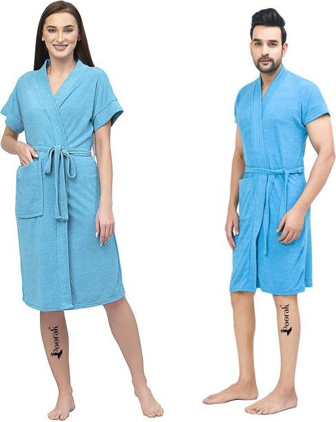 Poorak Ferozi Free Size Bath Robe