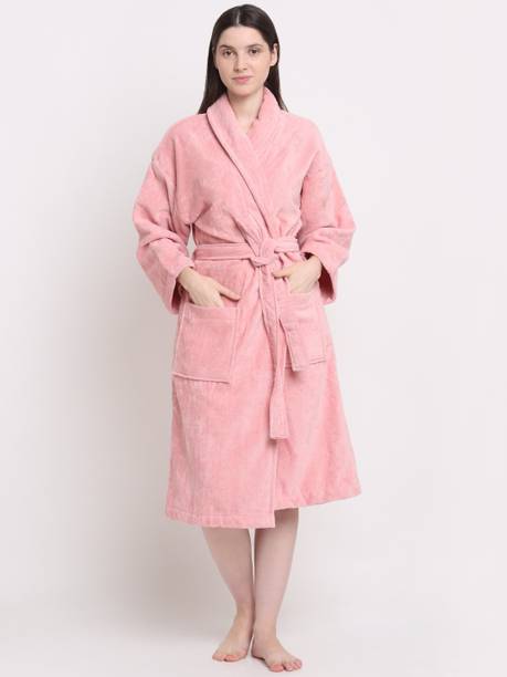 CREEVA Pink Small Bath Robe