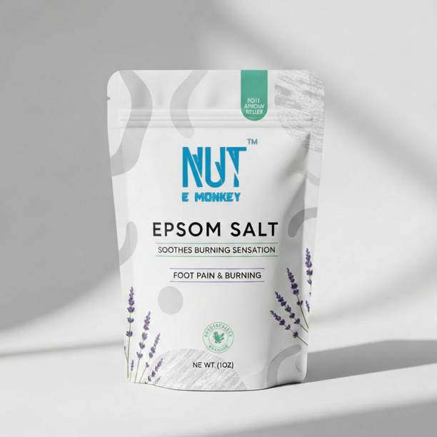 NUT E MONKEY Epsom Bath Salt For Bathing Body Relaxing and for Spa (250 g)
