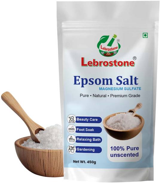 Lebrostone Epsom Salt (Magnesium Sulfate) for Bath Soak, Muscle Relaxation, Foot Soaks