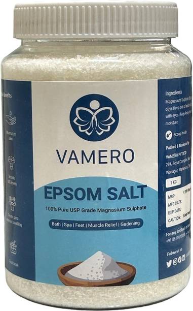 VAMERO Epsom Bath Salt For Relaxation Muscle Relief Bath & Feet Soak - Pack of 1
