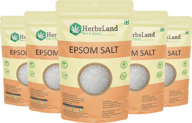 HerbsLand Epsom Salt for Body Pain Relief & Muscle Relaxation – Herbal & Soothing