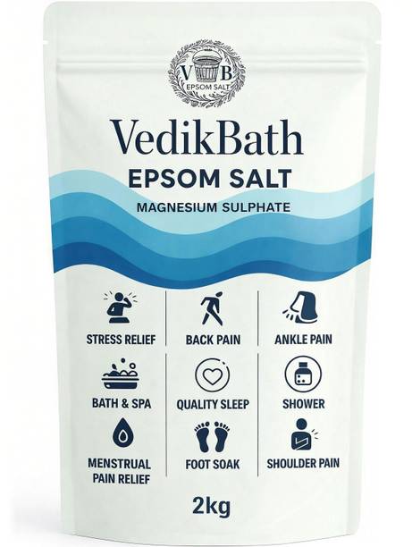 VedikBath Pure Epsom Salt Muscle Relaxation & Spa Use